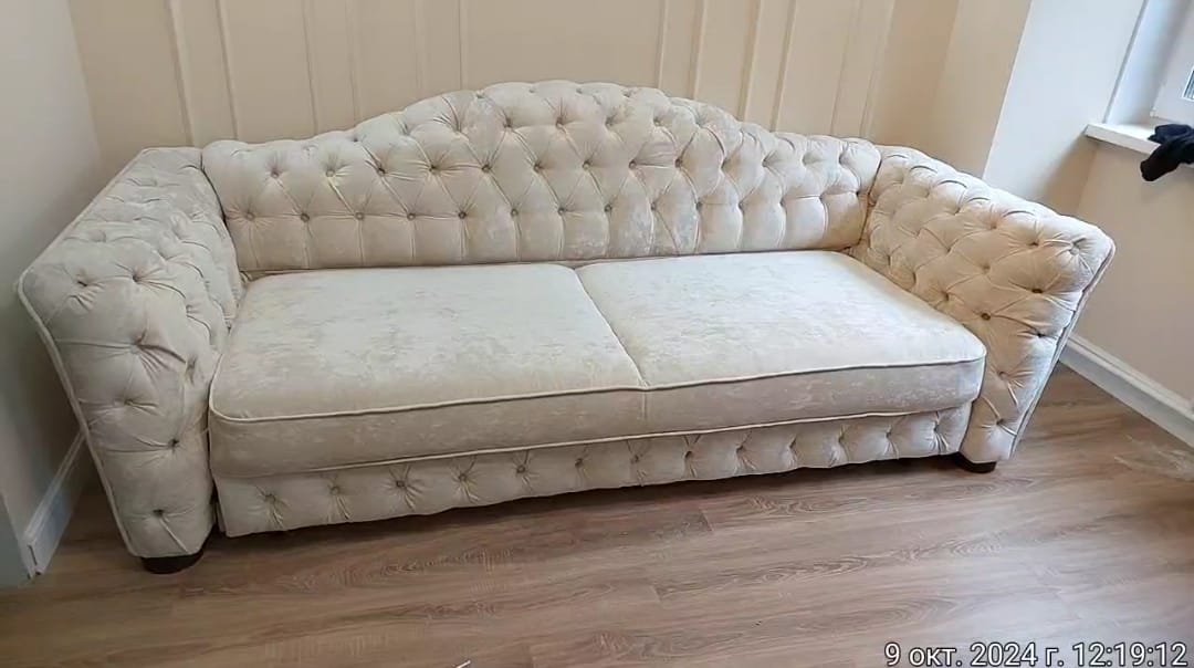 Обивка дивана. Рождествено