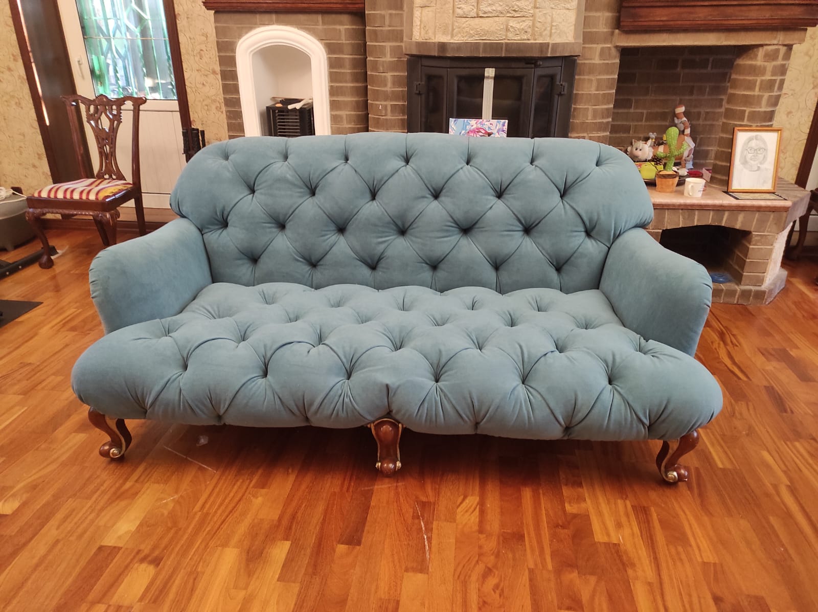 Перетяжка дивана. Рождествено