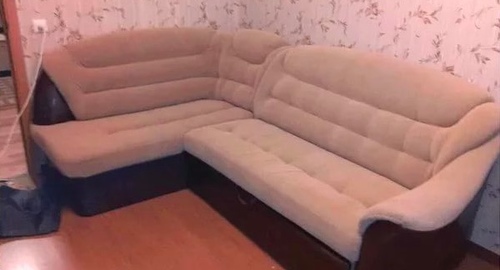 Перетяжка углового дивана. Рождествено